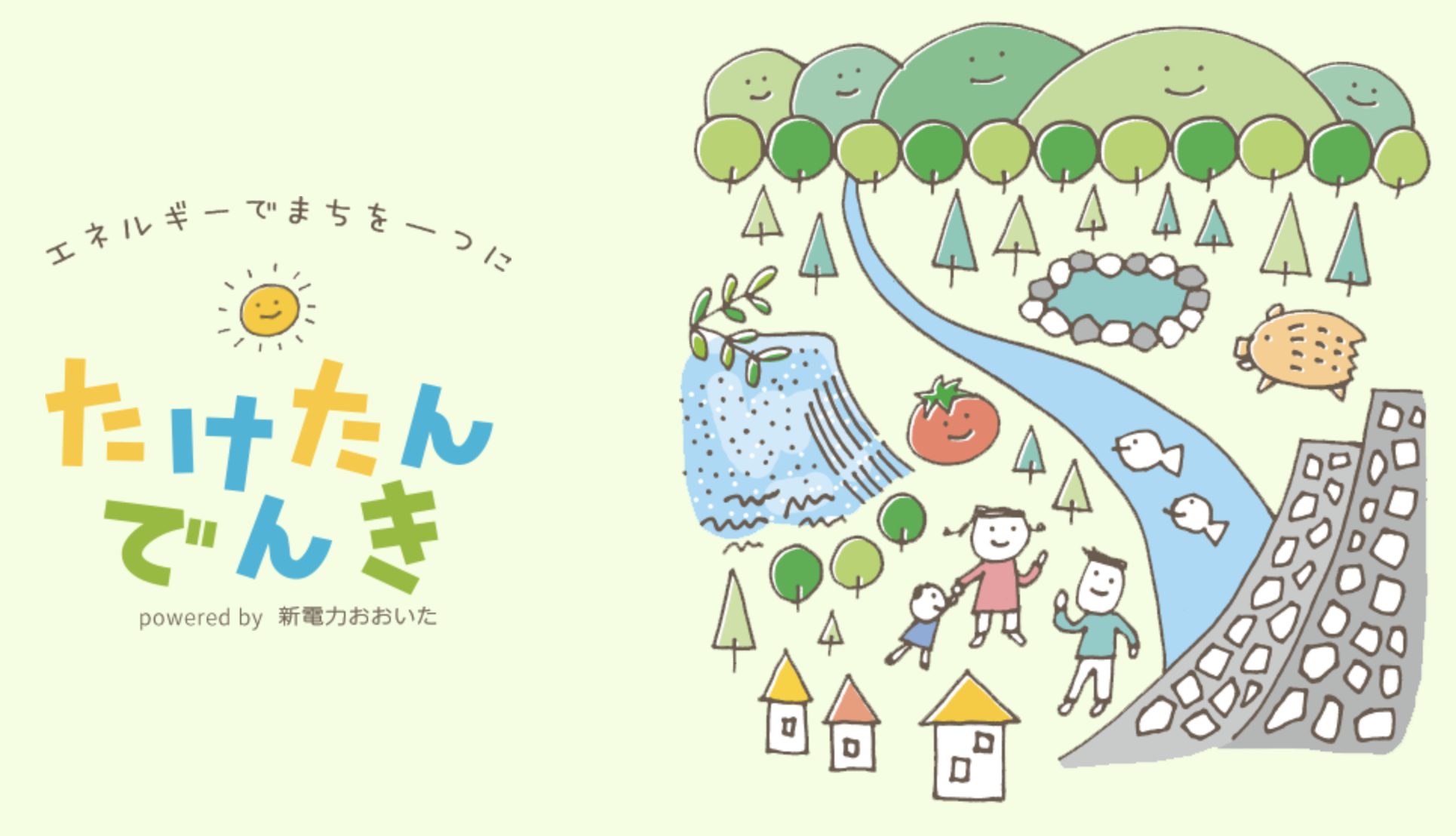 たけたんでんき 新電力おおいた